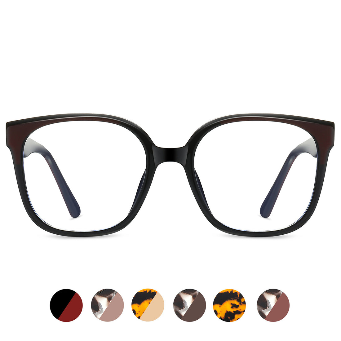 Butterfly Plate Foot Glasses Frame TR90Glasses Frame ins Color Matching Trendy Glasses Anti-Blue Light Glasses 87214